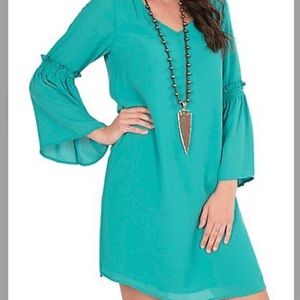 Bell sleeve dress